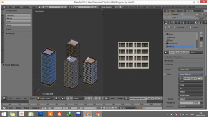 Buildings (different texture) and not finished yet